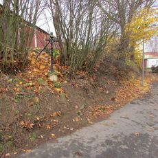 Kříž u garáží v Požárnické ulici v Pelhřimově