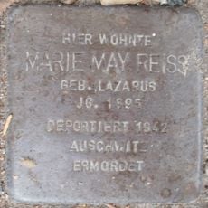 Stolperstein dedicated to Marie May Reiss