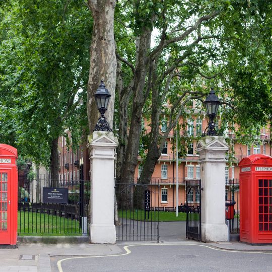 Gate Piers At Entrance From South Audley Street