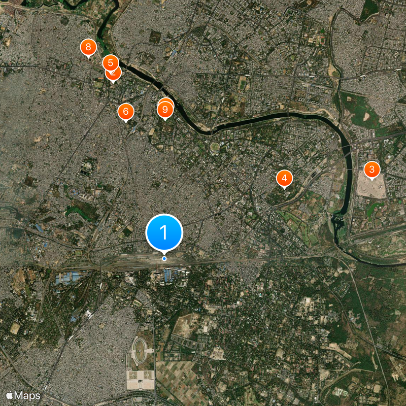 Lucknow Charbagh railway station Map