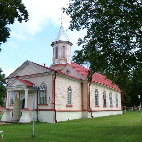 Holy Cross church in Rozentova , Latvia