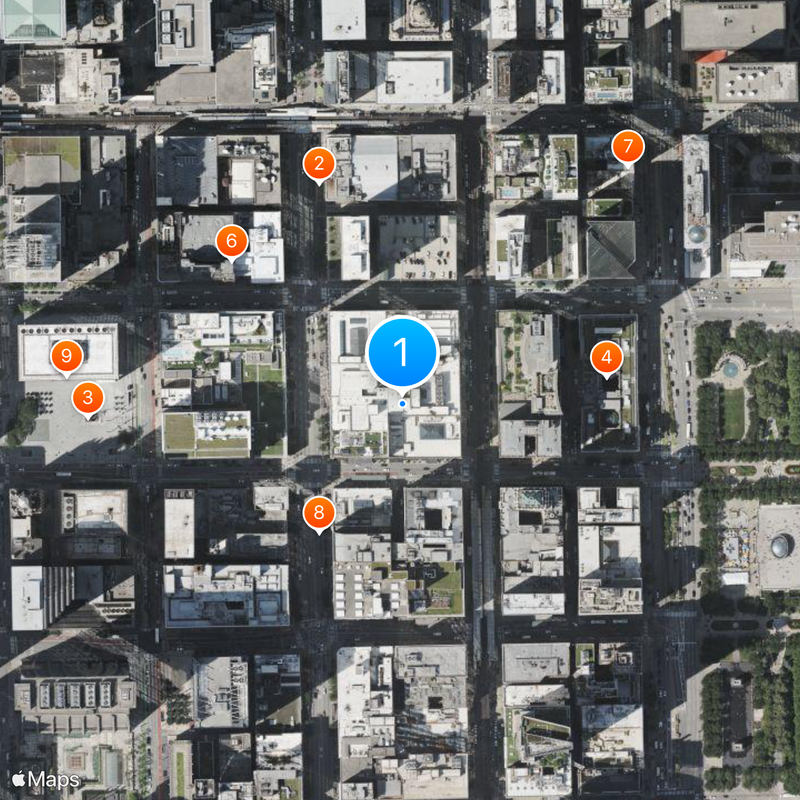 Marshall Field and Company Building Karte