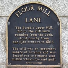 Commemorative plaque to Flour Mill Lane