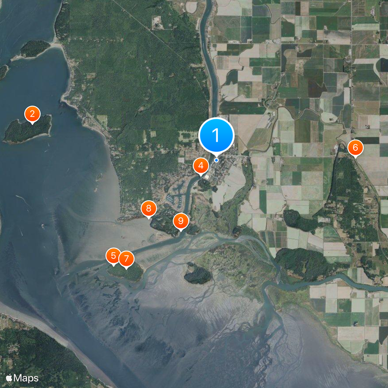La Conner Map