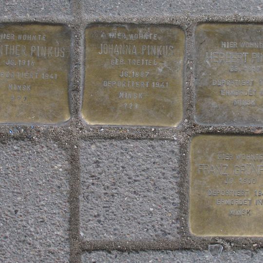 Stolperstein en memoria de Johanna Pinkus