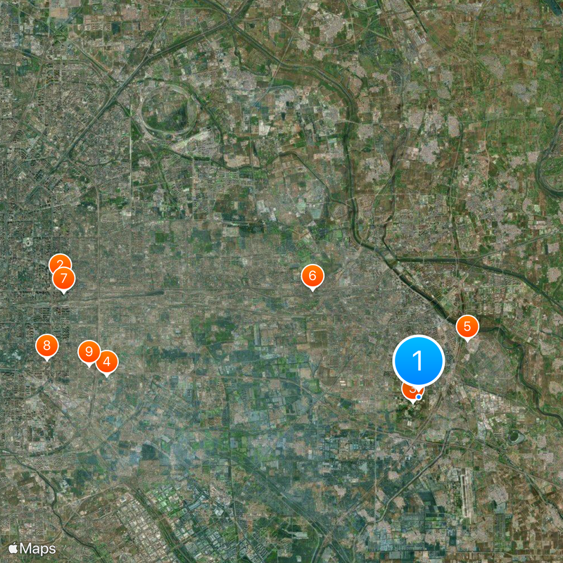 Universal Studios Beijing Map