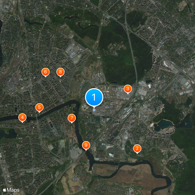 Kapotnya District Map