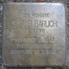 Stolperstein en memoria de Sarah Baruch