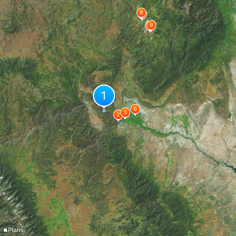 Royal Gorge Bridge Mapa