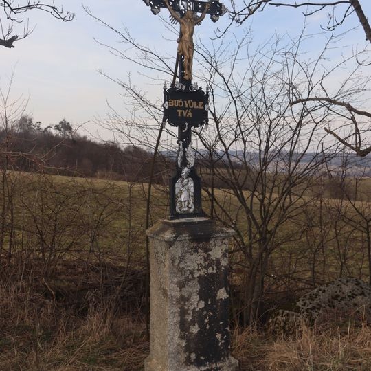 Kříž u silnice 349 u Čechtína