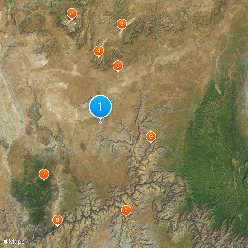 Arizona Strip Map