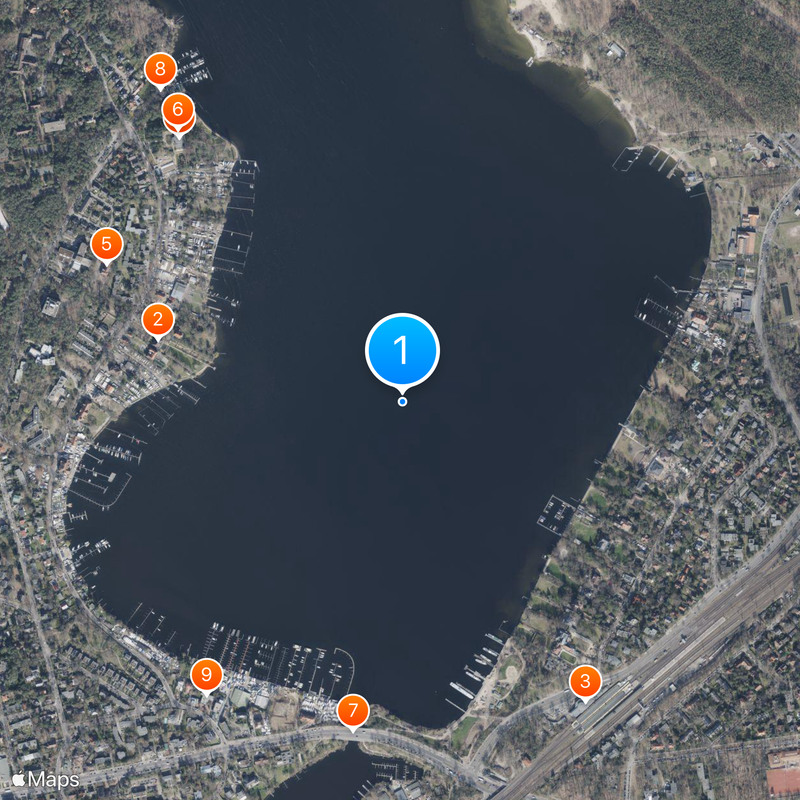 Großer Wannsee Mapa