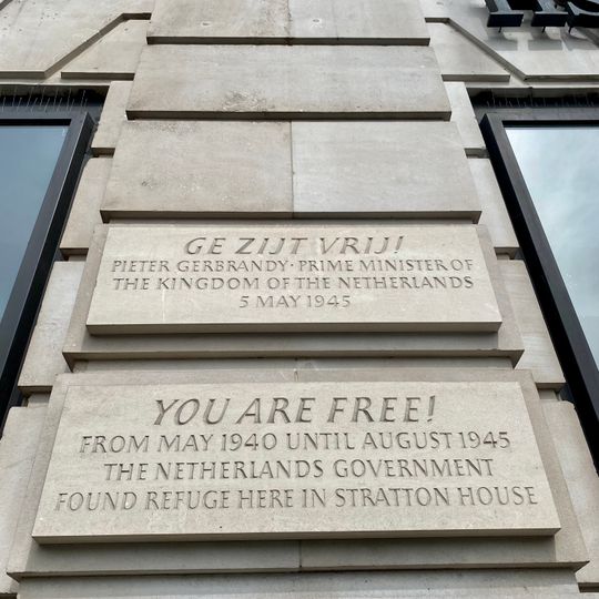 Stratton House plaques