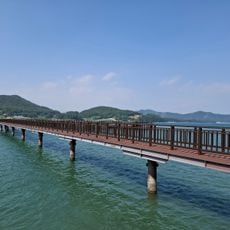 죽방렴 관람대