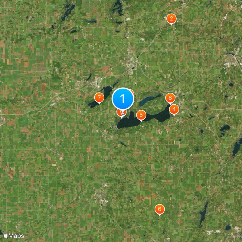 Yerkes Observatory Map