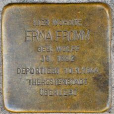 Stolperstein en memoria de Erna Fromm