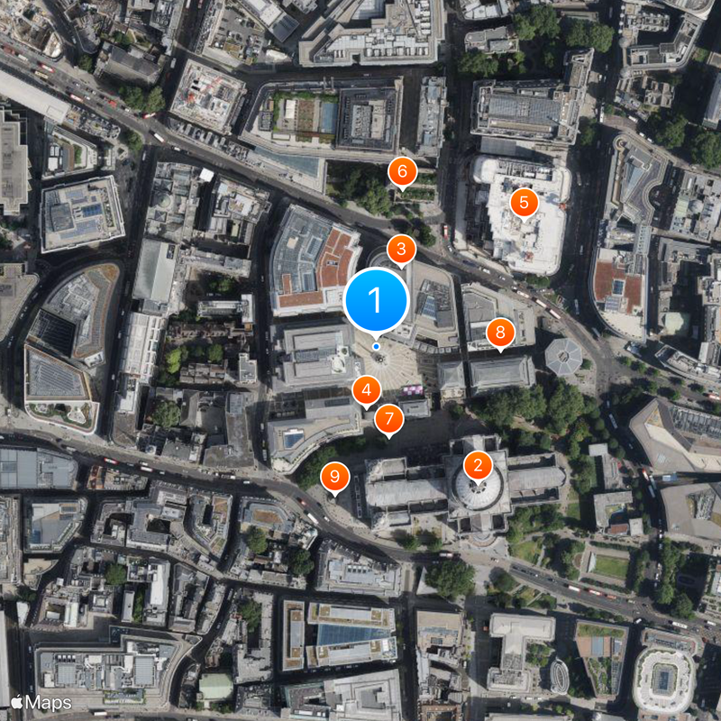 Paternoster Square Mapa