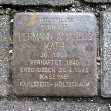 Stolperstein dedicated to Hermann Amandus Kath
