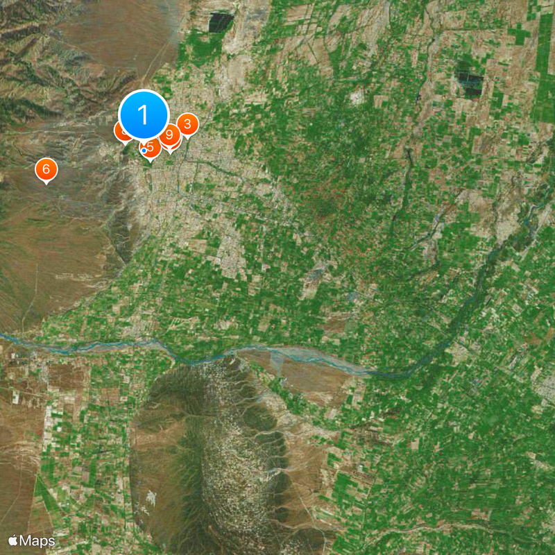 General San Martín Park Map