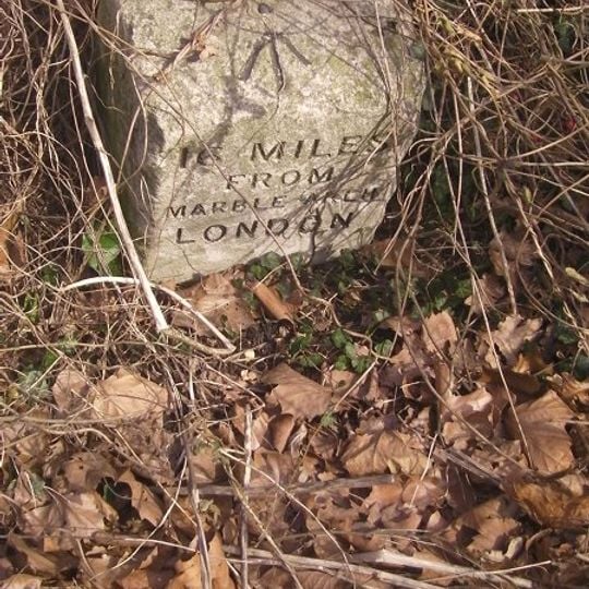 Milestone, Rickmansworth Road, opp eastern entrance to Mount Vernon Hospital