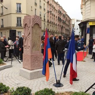 "Memorial Khachkar"- dedicated to the memory of the victims of the Armenian Genocide