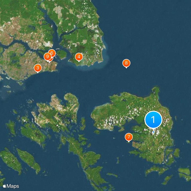 Riau-Lingga Sultanate Map