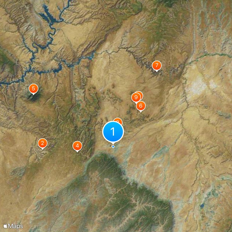 Kayenta Map