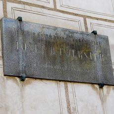 Pamětní deska Josefa B. Foerstera na paláci Mettychů z Čečova v Praze