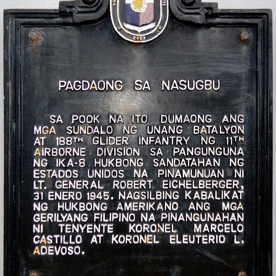 Landing at Nasugbu historical marker