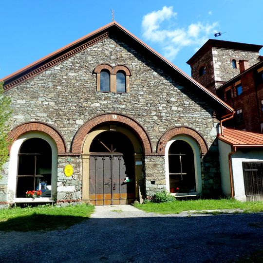 Ehem. Radwerk I mit Kohlbarren, Gußhalle und Gartentor