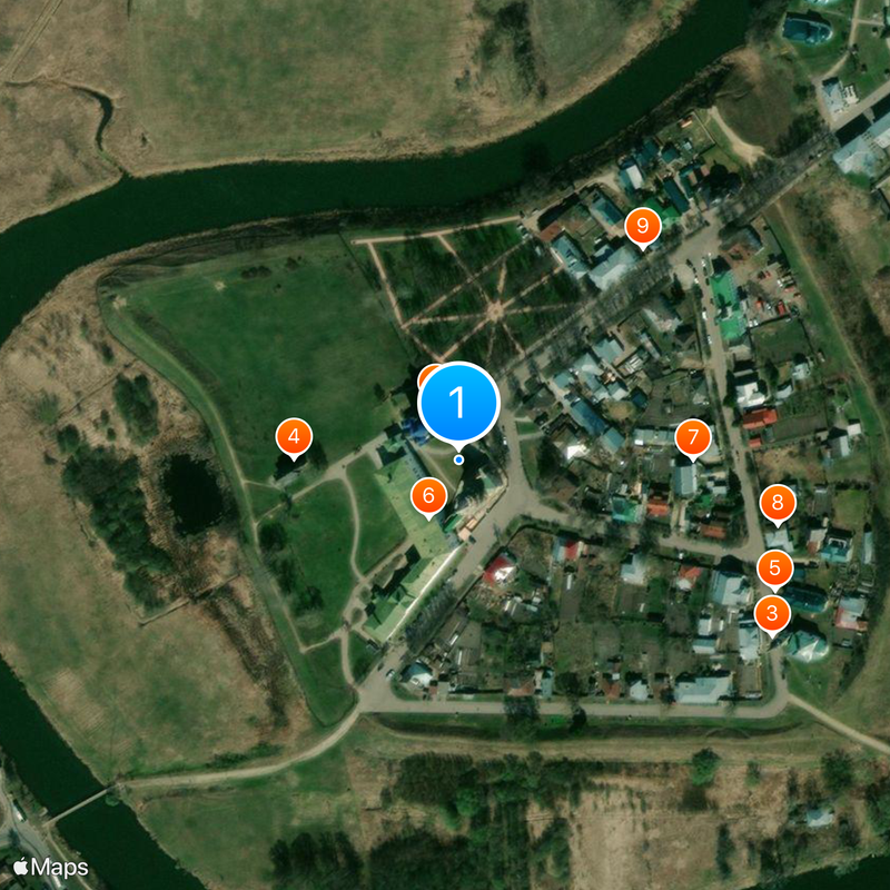 Suzdal Kremlin Map