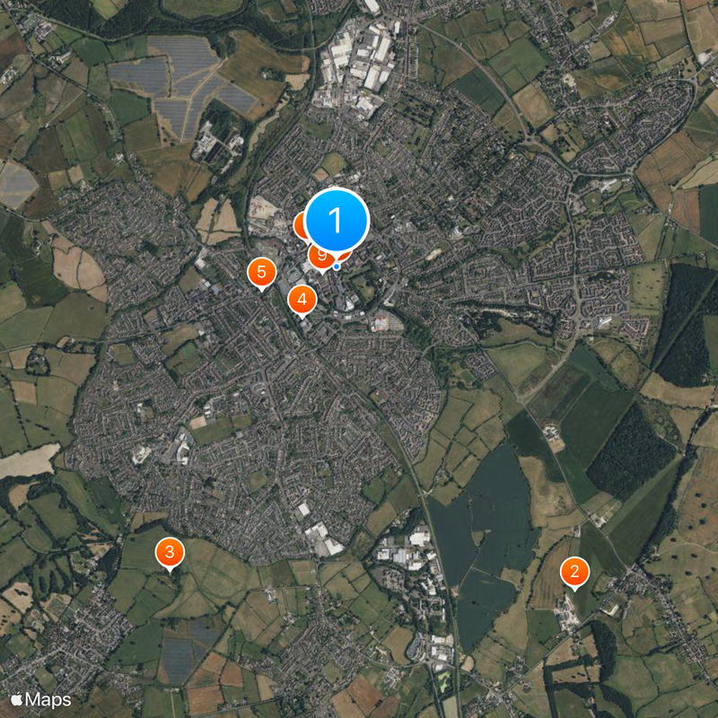 Trowbridge Mappa