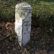 Milestone On West Side Of The B2070 London Road, Immediately South Of Entrance To Bohunt Manor