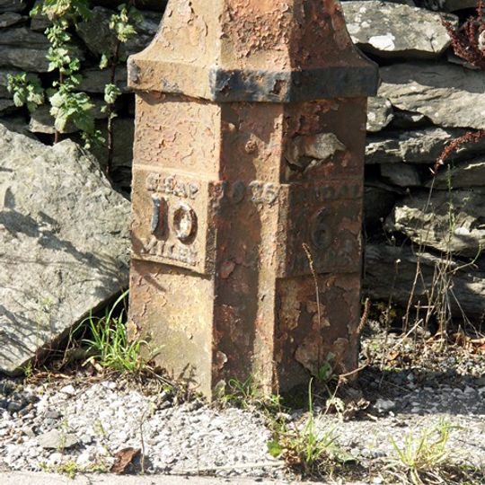 Milepost Opposite Memorial Hall