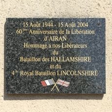 Commemorative plaque