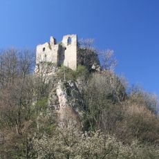 Hrad Lednica, palác hradný I.