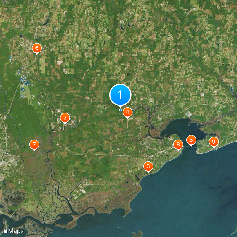 Hrabstwo Hancock Mapa