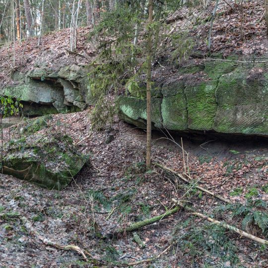 Steinbruch in den Weiherhofer Hängen