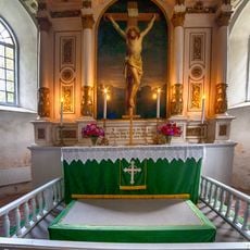 Altāris ar kokgriezumiem