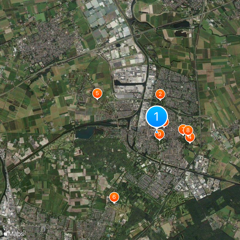 Oosterhout Mapa