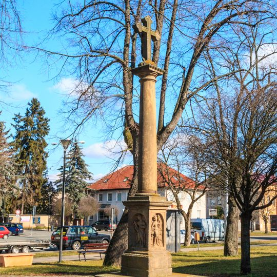 Cross at Denisovo náměstí in Kukleny
