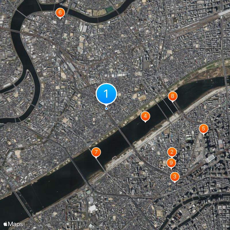 Tsukamoto Station Map