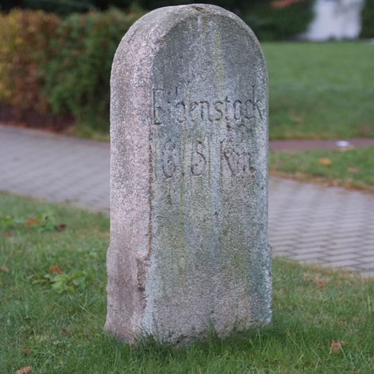 Kgl.-sächs. Postmeilenstein Burkhardtsgrün