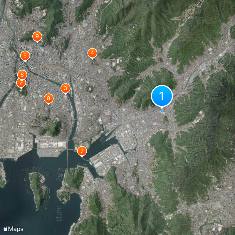 Hiroshima Kokusai Academy Map