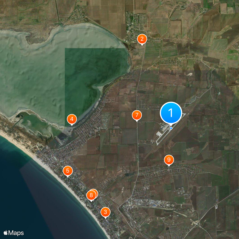 Anapa Airport Map
