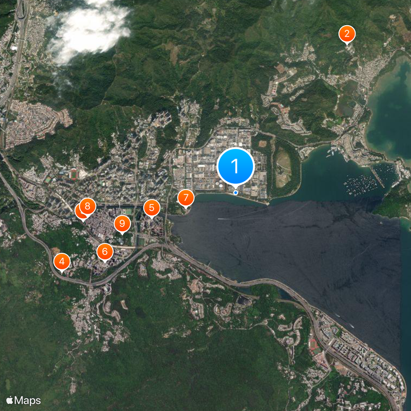 Tai Po Waterfront Park Mapa