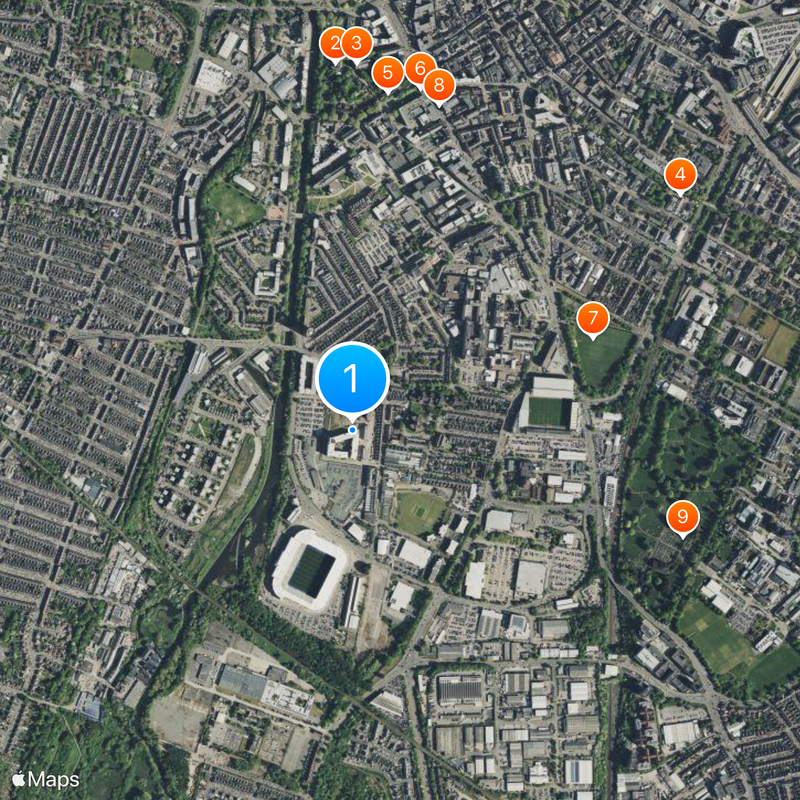 Filbert Street Map