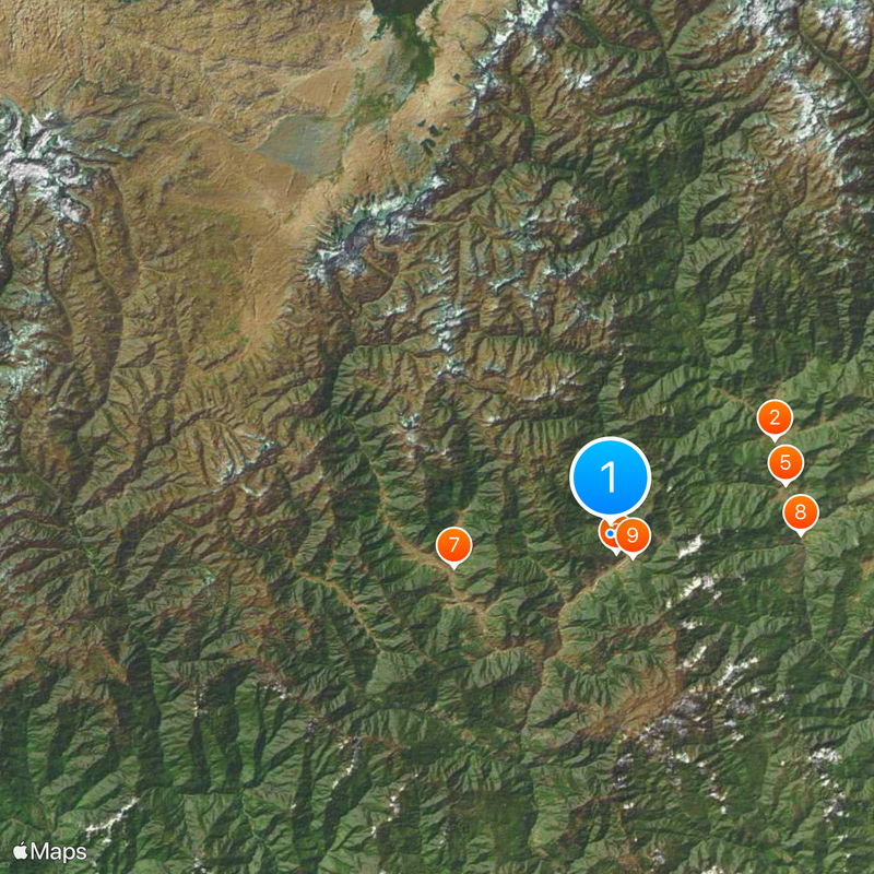 Memorial chörten à Thimphu Carte