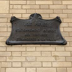 Plaque de rue