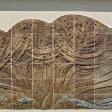 Relief on Jednota residence, Lidická 1625/156